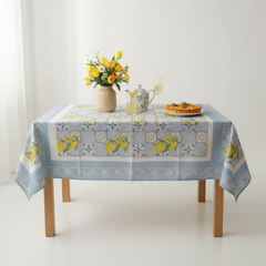 Mediterranean Lemon Tile Table Cover