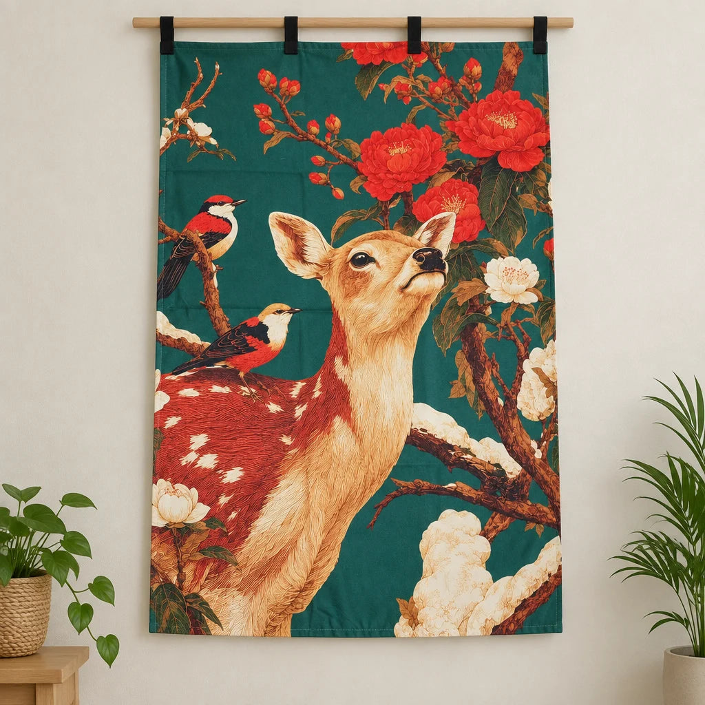 Crimson Season Wall Tapestry B-Pair