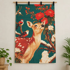Crimson Season Wall Tapestry B-Pair