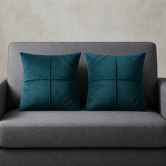 Facet Series Velvet Cushion Cover pack of 2