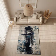 Ottoman Sky Vintage Turkish Rug