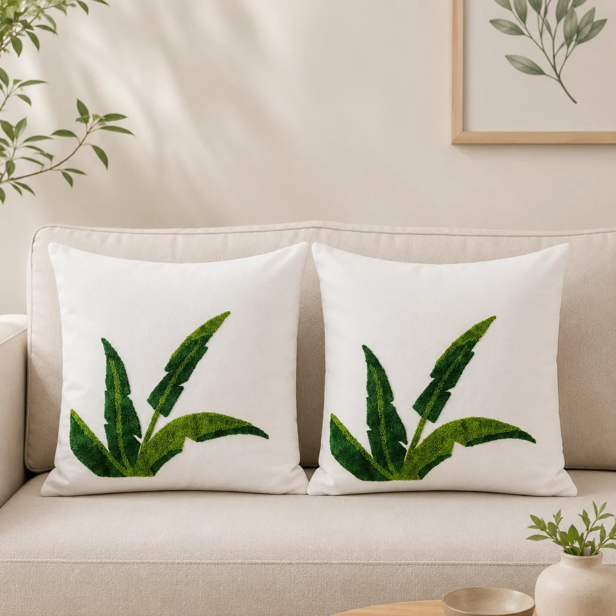Scarlet Bloom Cushion Cover Pack of 2