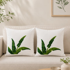 Scarlet Bloom Cushion Cover Pack of 2