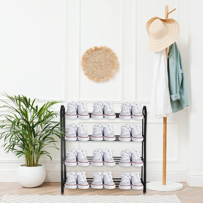 4 Tier Streamline Shoe Rack