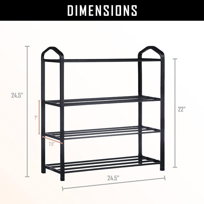 Stream Line Shoe Rack 4 Tier Streamline Shoe Rack – Cotton Leftover