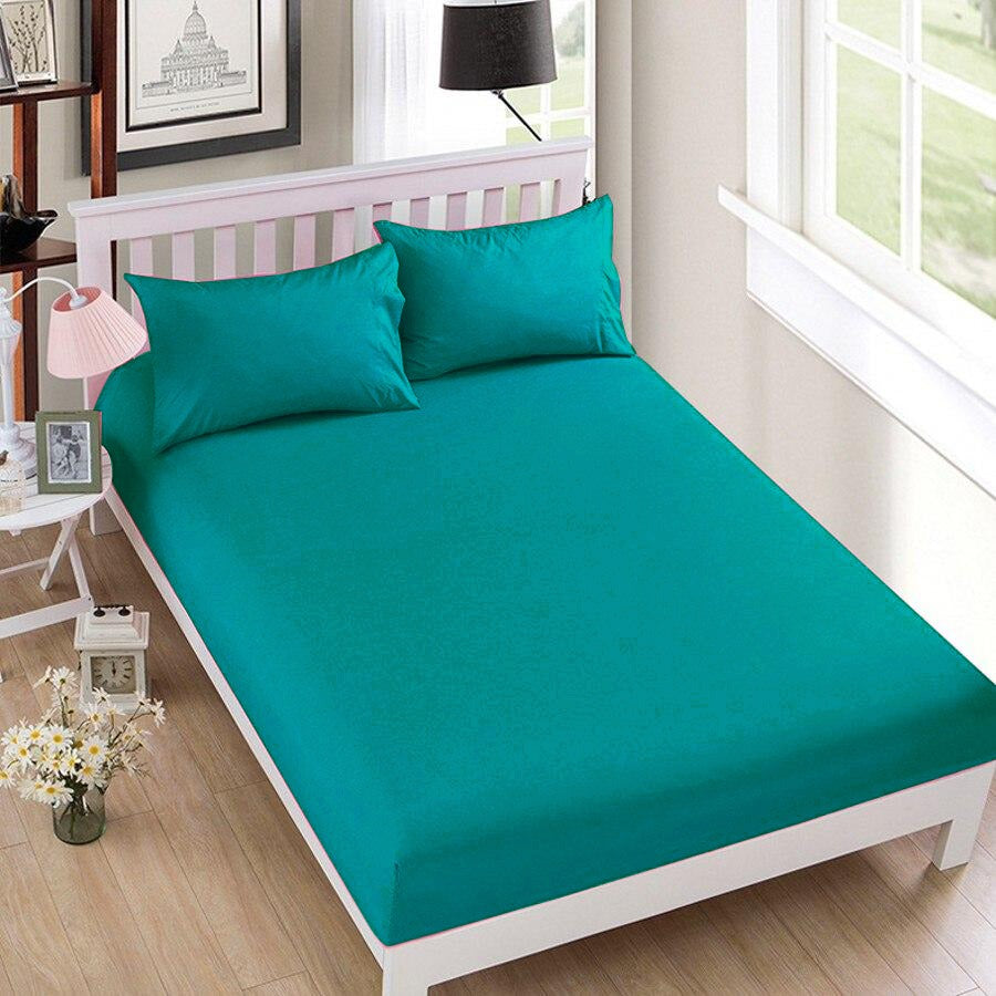 Fitted Sheet (Cyan-Green)