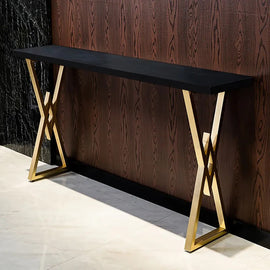Spurious Living Lounge Drawing Room Breakfast LED Console Table - waseeh.com