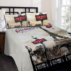 Kids Bed Sheet - Paris