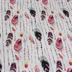 SINGLE KIDS BED SHEET - FEATHERS